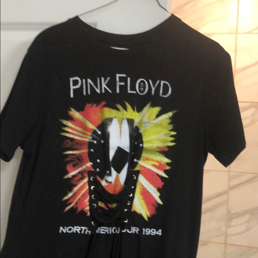 Pink Floyd band tee with ties